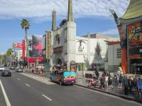 Hollywood Boulevard street view near TCL Chinese Theatre