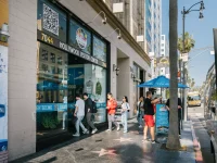 Hollywood Visitor Center entrance on Hollywood Walk of Fame