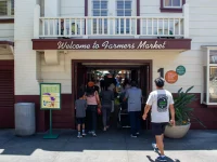 entrance sign to Original Farmers Market Los Angeles