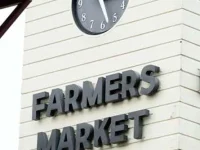 entrance sign to the Original Farmers Market in Los Angeles