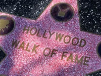 Hollywood Walk of Fame star on Hollywood Boulevard